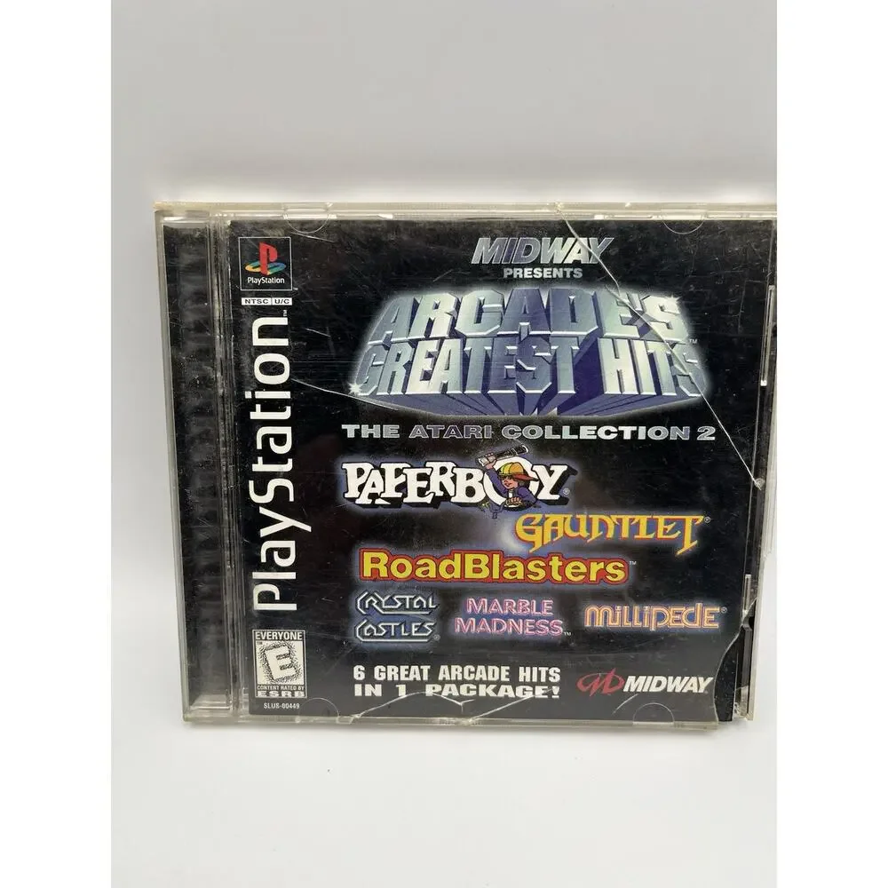 Arcade's Greatest Hits: The Atari Collection 2 Sony Playstation 1 PS1 Complete